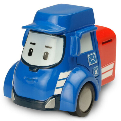 

Yinhui toy deformation police car Perry POLI animation peripheral car robot toy car - Persian postman alloy version SLVC83178STD