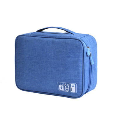 

2018 new data line charger storage bag portable waterproof mobile phone digital package