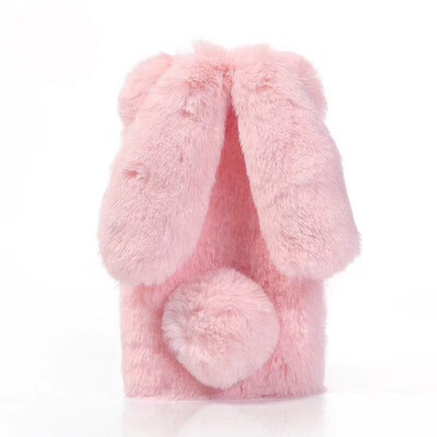 

Rabbit Bunny Warm Furry Fur TPU Case for iPhone 8 8plus X 5 5s SE 66s 66s Plus 7 7 Plus