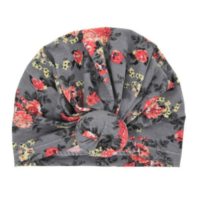 

Newborn Baby Infant Girl Toddler Comfy Floral Hospital Caps Warm Beanie Hat