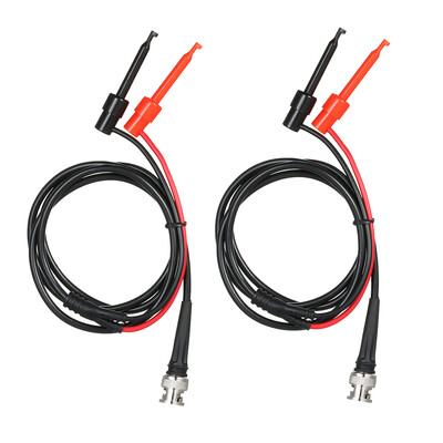 

2pcs BNC to Dual Testing Hook Test Leads Probe 50Ω Coaxial Cable P1001