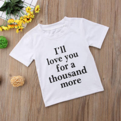 

T-Shirt Women Toddler Kids Boy Girl Family Matching Clothes Tee Tops Summer