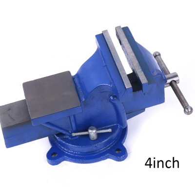 

456 inch Light Duty Mechanic Bench Vise Table Top Clamp Press Locking Swivel Base Workbench Tool Steel Jaws