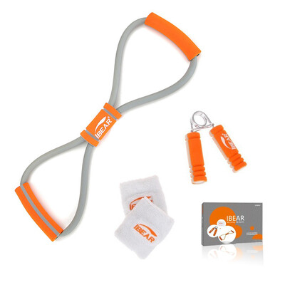 

Iber sports fitness suit four-piece -007 8-word puller grip wrist