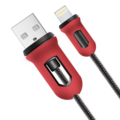 

Snowkids MFi certified Apple 6 5s data cable phone charger line power cord support iphone5 6s 7 Plus SE ipad air 2 red red armor