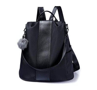 

Women Backpack Purse Waterproof Nylon Anti-theft Rucksack Lightweight School Shoulder Bag