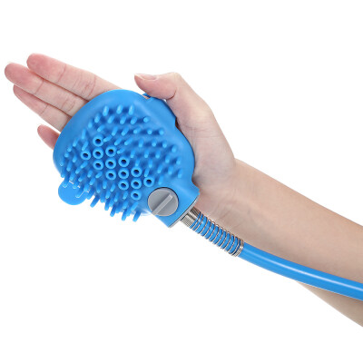 

Pet Bathing Tool Combination of Shower Sprayer&Scrubber for Indoor Outdoor Use