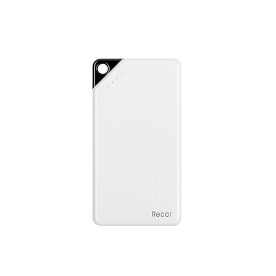 

Recci RG-8000 Portable Charger 8000mAh Power Bank Ultra-Compact Backup Charger 21A Output High-Speed Charging for iPhone iPad Sam