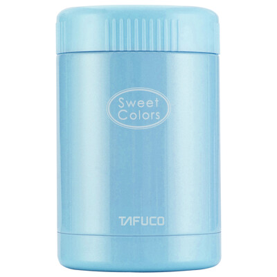 

Taifu high TAFUCO stainless steel insulation porridge barrel braised pot pot pot pot thermostat lunch box with attached sets of T-2061 sky blue 400ML