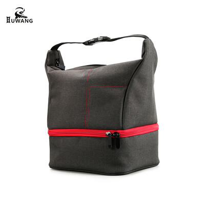 

HUWANG DSLR Camera Bag Case Shockproof Handbag Shoulder Sling Messenger Gadget Bag for Canon Nikon Sony & Lens Accessories