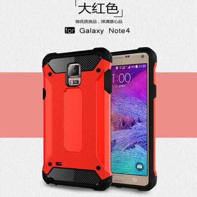 

Fivice Samsung Galaxy Note 4 case Luxury Silicone Diamond Armor PC Hard Shell Phone Case