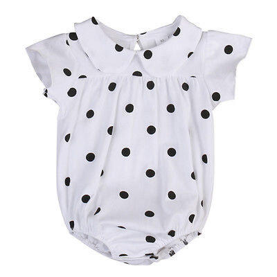 

Cotton Newborn Infant Baby Girls Bodysuit Romper Jumpsuit Clothes Outfit Sunsuit