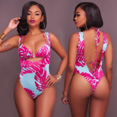 

Womens One-piece Swimsuit Swimwear Push Up Monokini Bathing Suit Bikini HOT SALE