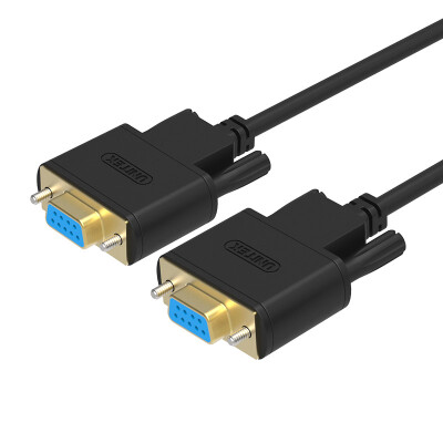 

Excellence (UNITEK) Y-C711ABK DB9 pin Serial port Female extension cable Serial cable 2 meters DB9 hole to hole COM port RS232 extension cable