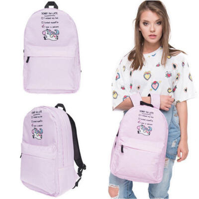 

Multi Colour Unicorn Rainbow Bag Fantasy Backpack Rucksack School Student Travel