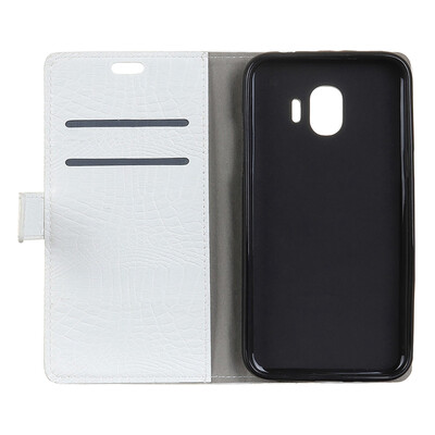 

MOONCASE Samsung Galaxy J2 Core Crocodile Leather Case - White