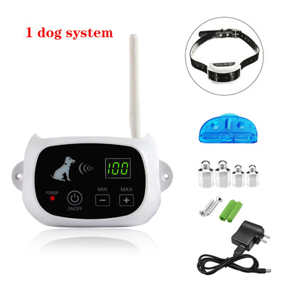 

Wireless Electric Dog Pet Fence Containment System Transmitter Collar Waterproof
