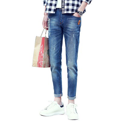 

(MSEK) Men's Cave Slim Slim Nine Kids NZK3622 Light Blue 30