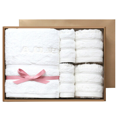 

AO Smith water purifier special gift high-grade increase thickening cotton super soft bath towel five-piece