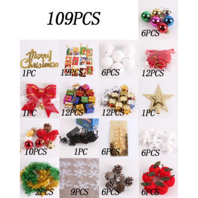 

Christmas Balls Bowknots Snowfake Xmas Tree Hanging Ornament Wedding Party Decor