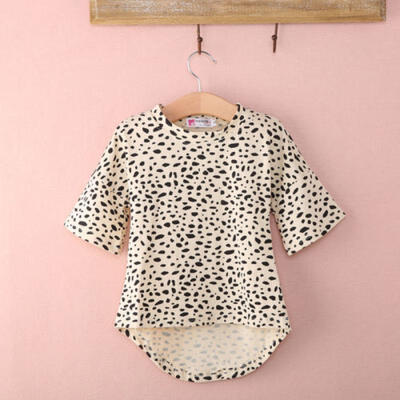 

Toddler Infant Kid Baby Girl Leopard O-Neck Long Sleeve Tops T-Shirt Party Dress
