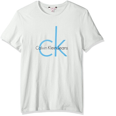 

Calvin Klein Jeans Mens Short Sleeve Classic Ck Logo Crew Neck T-Shirt