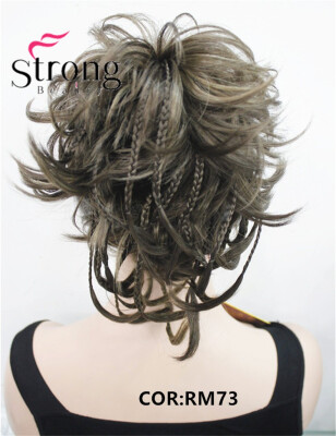 

StrongBeauty 12 Inch Adjustable Messy Style Ponytail Hair Extension Synthetic Hair-Piece with Jaw Claw COLOUR CHOICES