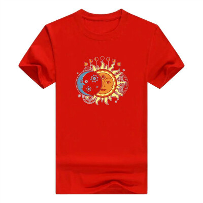 

Astrology Gifts Sun&Moon Mandala Short Sleeve Mens T-Shirt