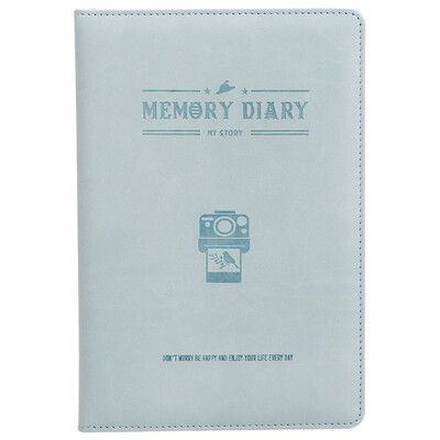 

Morning light  & G APYH8970 fashion A5 leather leather noodle notebook 12 pages sky blue