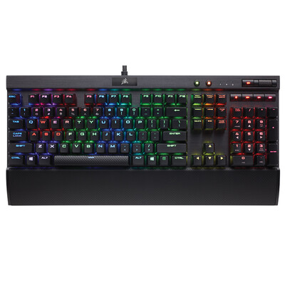 

USCorsair Gaming Series K70 LUX RGB механическая игровая клавиатура с подсветкой черный бурая ось