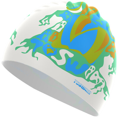 

TOSWIM Colorful designed Lycra Swim Cap Hat Bathing Cap Swimming Hat