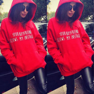 

Fashion Women Hoodies Sweatshirt Ladies Hooded Sweater Tops Jumper Pullover