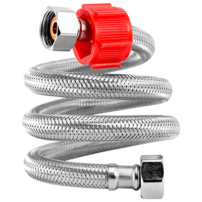 

Haili HaiLi bathroom accessories 304 stainless steel braided water hose high pressure explosion-proof inlet pipe basin water heater toilet pipe hot&cold universal 400cm