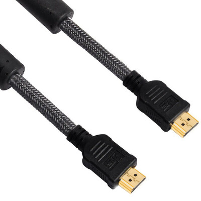 

Sanbao (Sanbao) WHR-150B HDMI А / кабель высокой четкости версии 3D 1.4 Проводка линии данных высокой четкости черный меш 5М