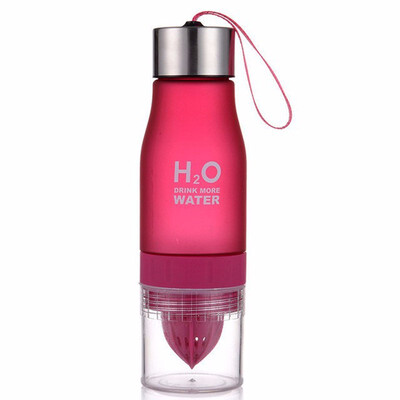 

Outdoor Xmas Gift 650ml Infuser Water Bottle plastic Fruit infusion Kids Drink Outdoor Sports bottle Juice lemon Portable Kettle