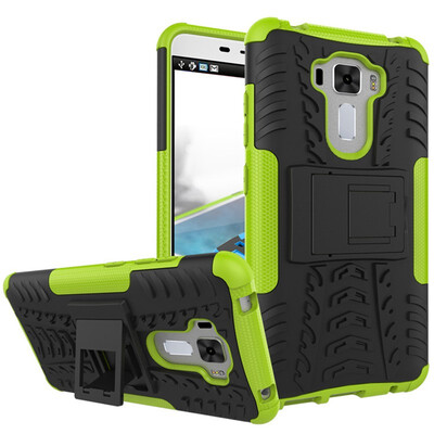 

Fivice Zenfone 3 LaserZC551KL Case TPU anti-fall tire pattern back clip bracket phone case