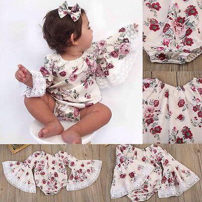 

Newborn Infant Kids Baby Boy Girl Cotton Romper Jumpsuit Bodysuit Clothes Outfit