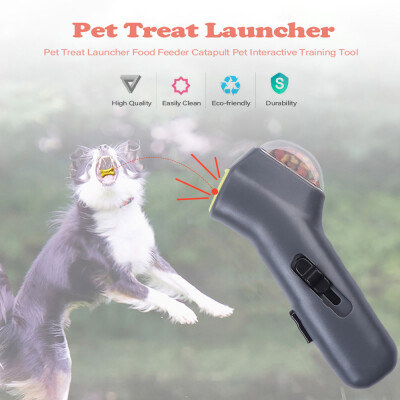 

Pet Treat Launcher Food Feeder Catapult Pet Interactive Training Tool Dog Treat Shooter Launcher Pet Toy