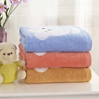 

Vogue Jieyu cotton towels are Class A standard small feet jar towel is soft and comfortable absorbent towel 110 * 110cm pink