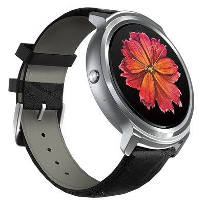 

Ticwatch Bamboo Edition Smart Watch Голосовой жест Прикоснитесь ко всей интерактивной системе ticwear Часы Bluetooth Водонепроницаемые пошаговые измерения Частота сердечных сокращений Луна серебристая серия Crocodile модель кожа