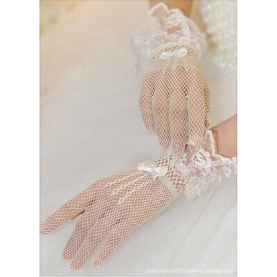 

Sexy Women Bridal Evening Wedding Party Prom Driving Costume Lace Gloves NEW US