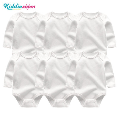 

6PCS Long Sleeve Babywear Bodysuits Baby Girls Clothes Rompers One-Pieces Baby Boys Clothes Newborn Girls Clothing Sets Cotton