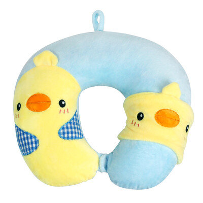 

Banzheni U-shaped pillow portable cute cartoon massage u-shaped pillow pillow short plush travel neck pillow aircraft headrest siesta eyewear blackout detachable cleaning pillowcase cartoon cat