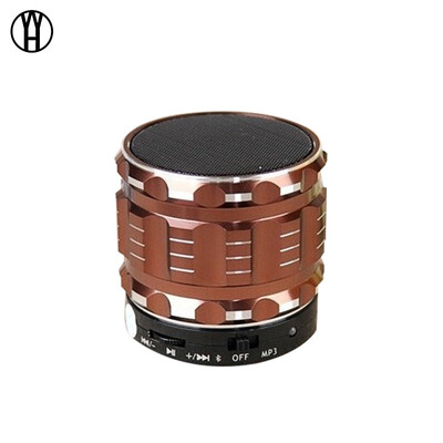 

WH S28 Metal Wireless Bluetooth speaker portable outdoors mini audio bluetooth speaker support TFUSB Universal type