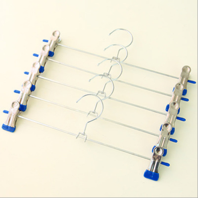 

US Quality Stainless Steel Clip Stand Hanger Kid Clothes Dress Shirt PantsNew