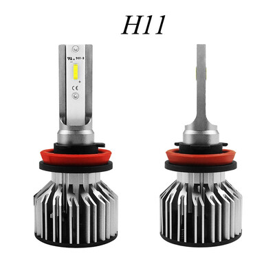 

1pair 12V Car Headlight H11 LED 6000K high bright 60W Auto headlamp spotlight Car auxiliary light Car fog lamp H4 H7 H1 9006 9005