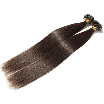 

Invisible NailU Tip Glue Real Remy Human Hair Extensions Real Soft Hair Extensions 1 Piece100 Strands
