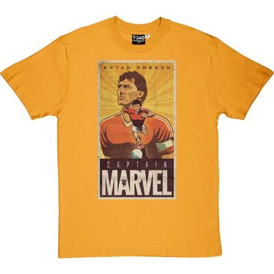 

Bryan Robson Captain Marvel Mens T-Shirt