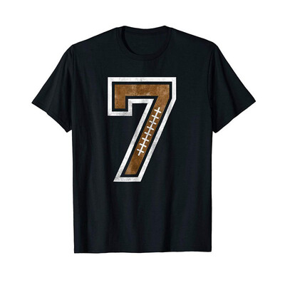 

Cool 7th Birthday Football Gift T-Shirt Born in 2010