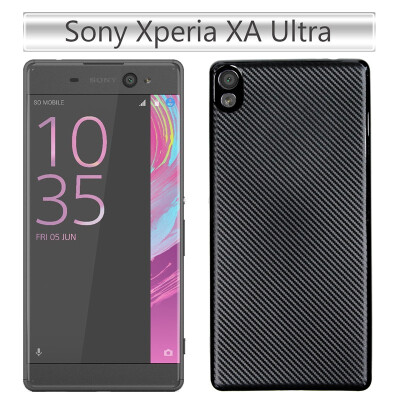 

Goowiiz Phone Case For Sony Xperia XA UltraXA1XA1 PlusXA1 UltraC6L1 Luxury Ultra-thin Carbon Fiber Soft Silicone protection